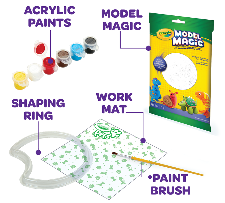 Crayola Pets Paw Print Keepsake Kit, Moon
